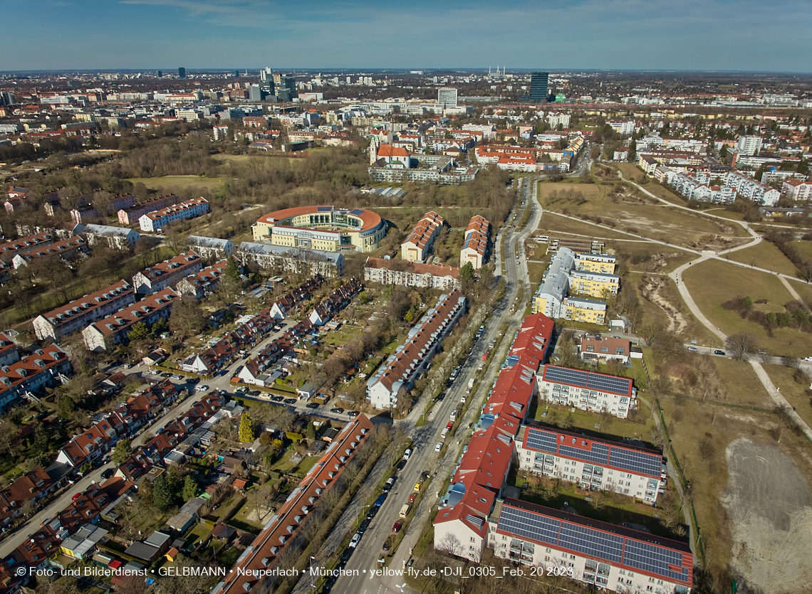 20.02.2023 -  der verschwundene Hachinger Bach in Neuperlach und Berg am Laim